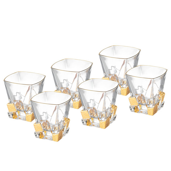 Majestic Crystal Barski Whiskey Glass Set And Reviews Perigold